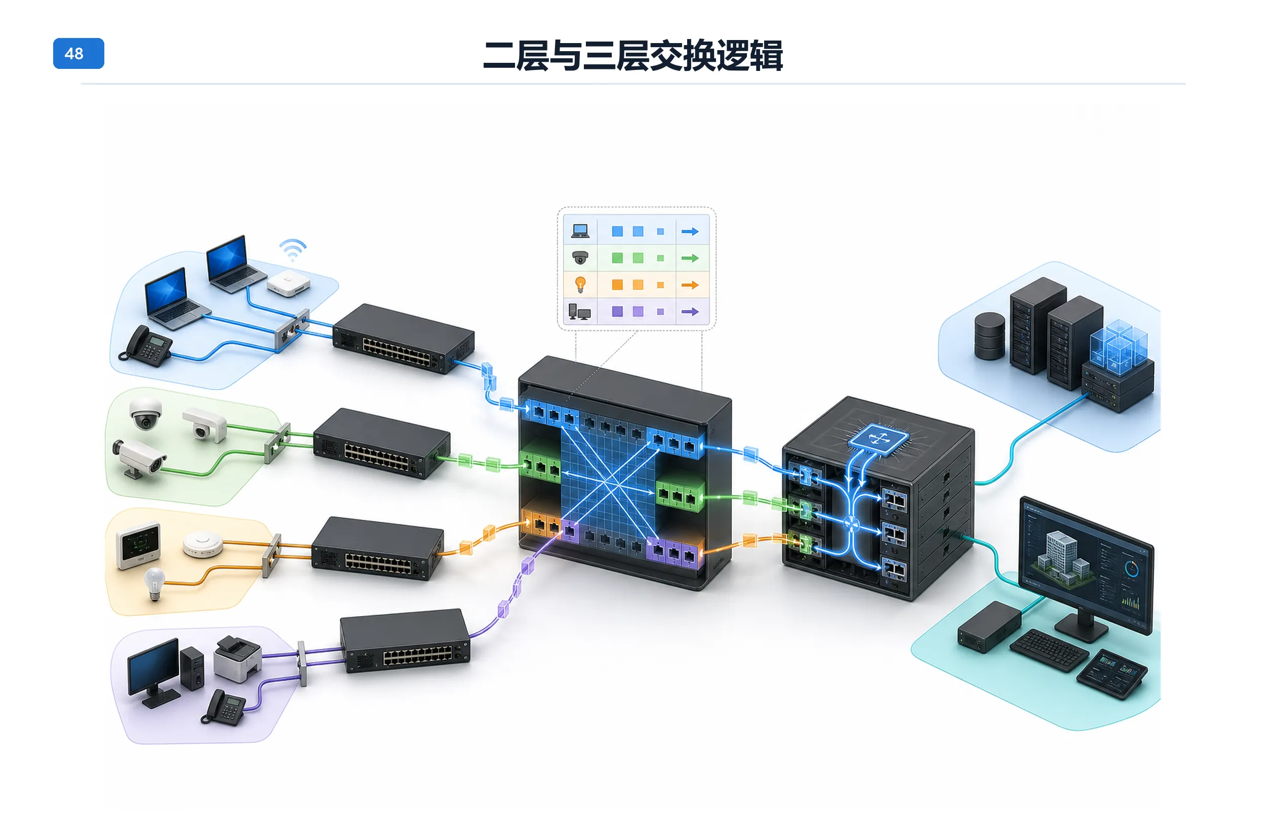 网络交换技术解析：构建智能建筑与智慧园区的数字化骨干架构