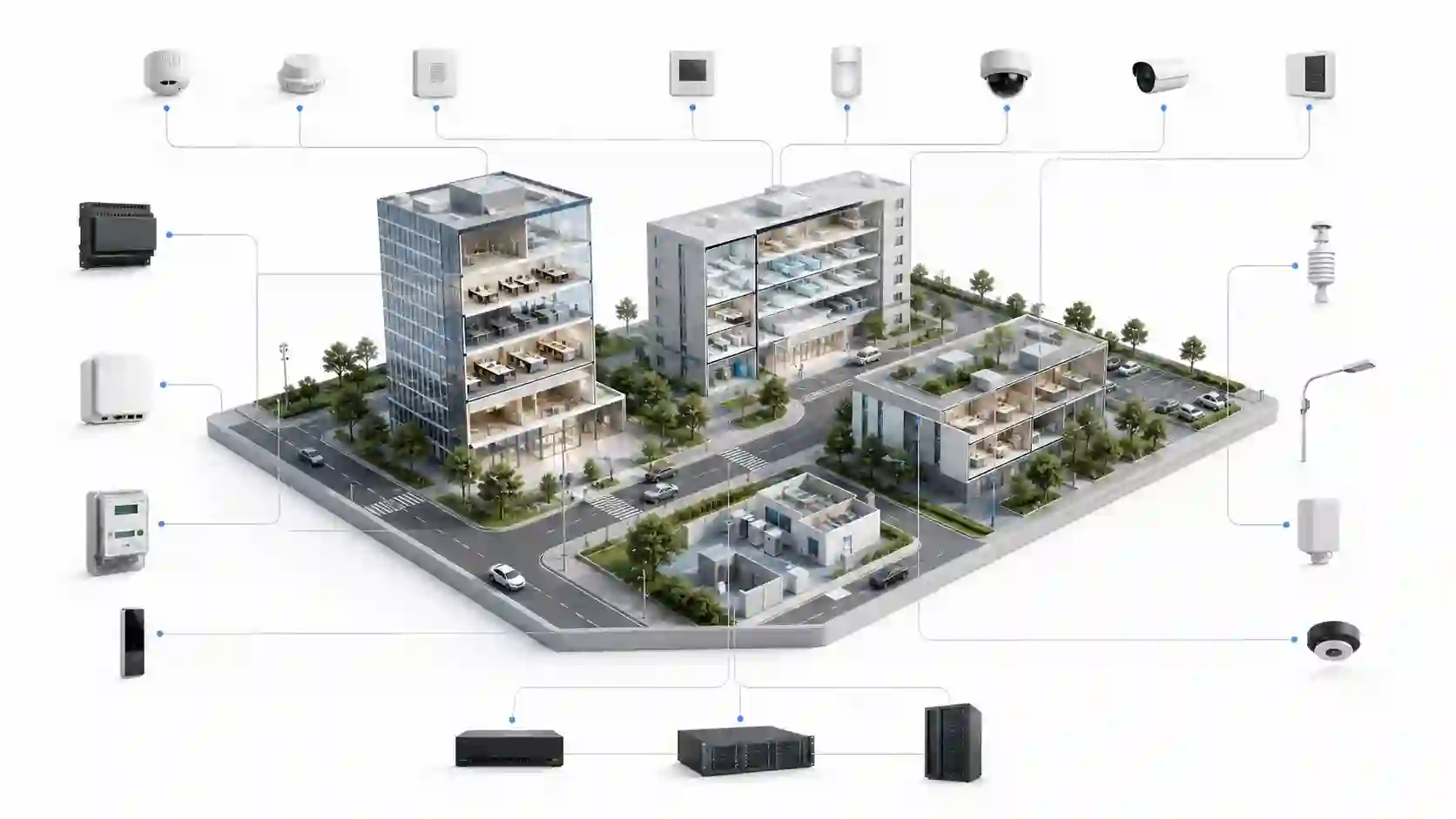 智慧城市与楼宇智能化的共生关系：从数字细胞到城市平台